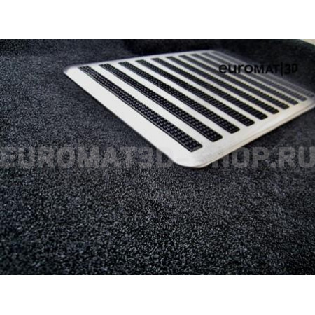 Текстильные 5D коврики с высоким бортом Euromat3D в салон для Mitsubishi Outlander XL (2006-2012) № EM5D-003609