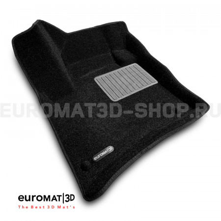 Текстильные 3D коврики Euromat3D Premium в салон для Volkswagen Touareg (2010-2017) № EMPR3D-004101