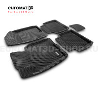3D коврики Euromat3D EVA в салон для Hyundai Grandeur (2011-) № EM3DEVA-002912