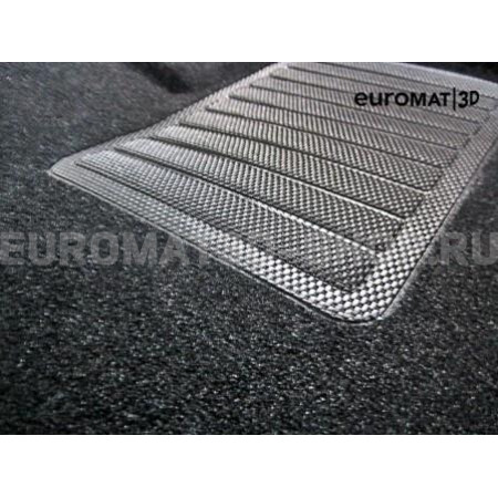 Текстильные 3D коврики Euromat3D Business в салон для Chery Tiggo 7 PRO (2019-) № EMC3D-001421