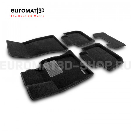 Текстильные 3D коврики Euromat3D Premium в салон для Bmw 8 (G16) (2018-) № EMPR3D-001207
